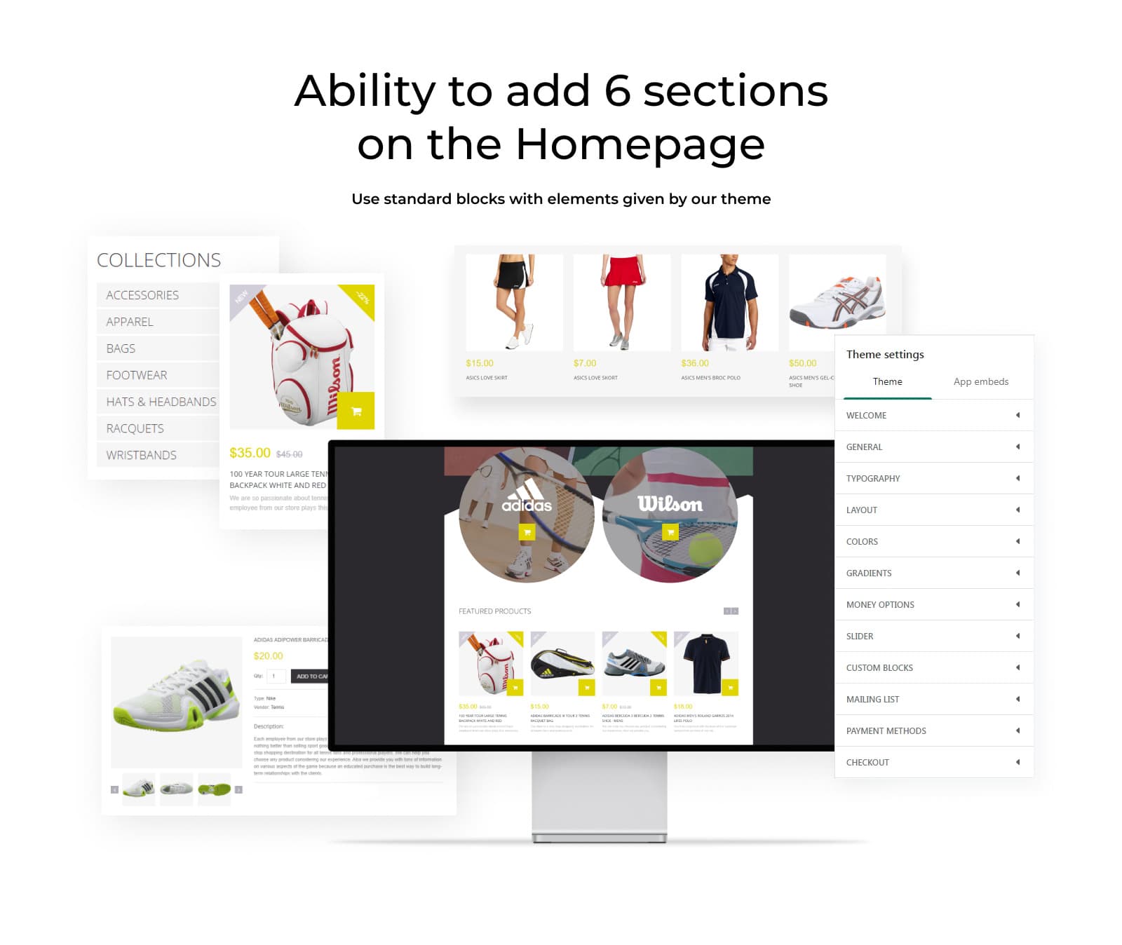Tennis Accessories Store Shopify Theme - Screenshot 8