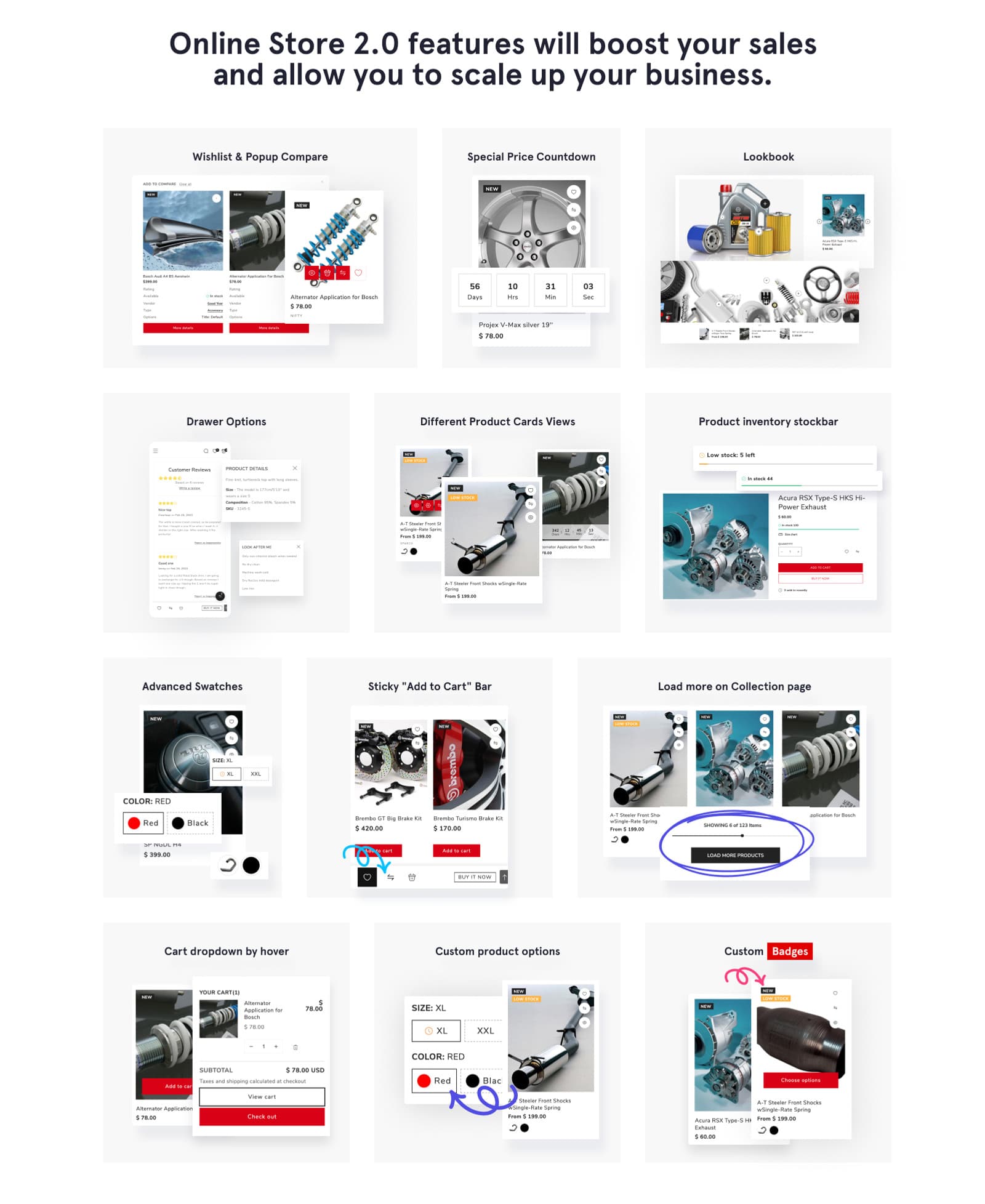 Driveline Depot - Auto Spare Parts Responsive Shopify Online Store 2.0 Theme - Screenshot 10
