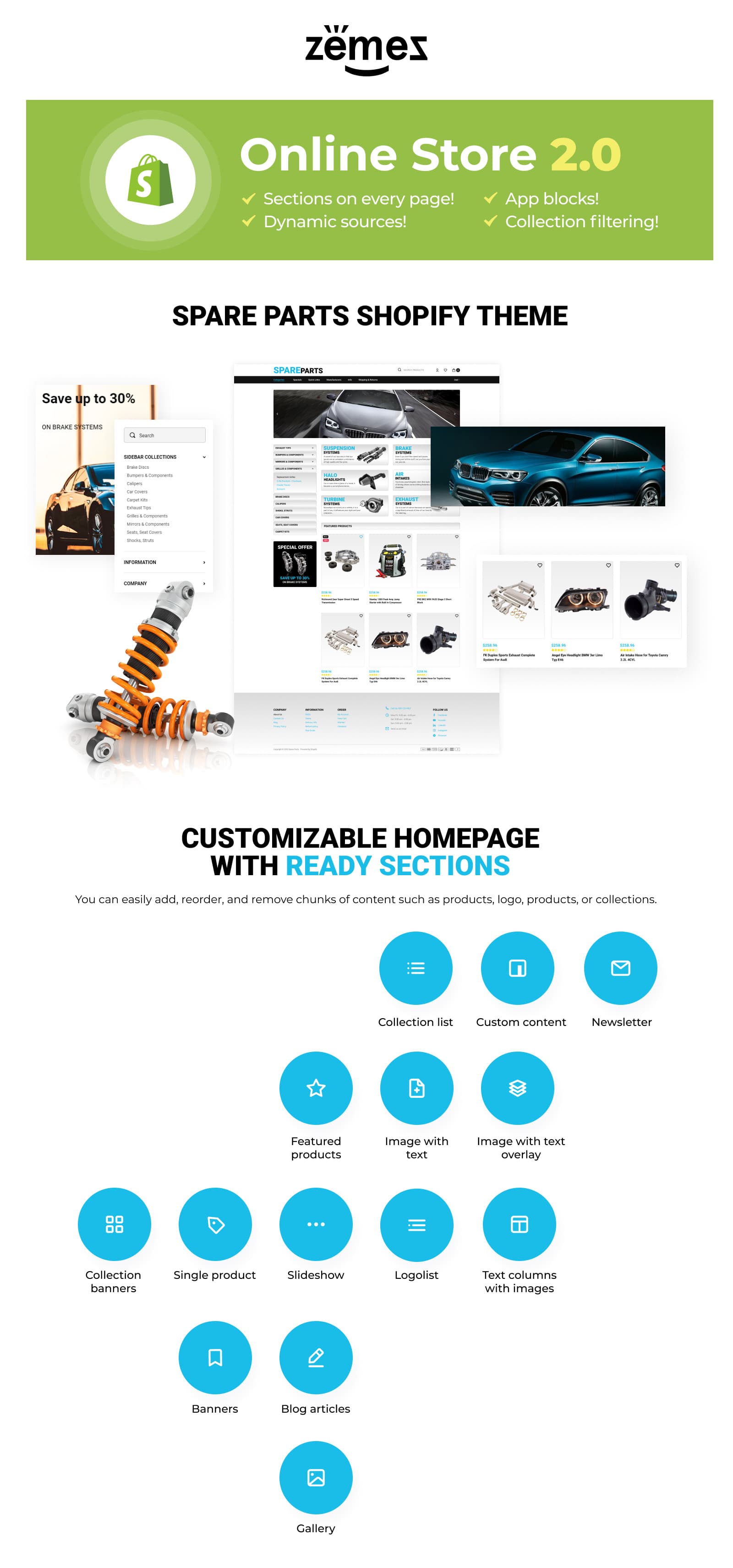 Spare Parts Shopify Theme - Screenshot 6