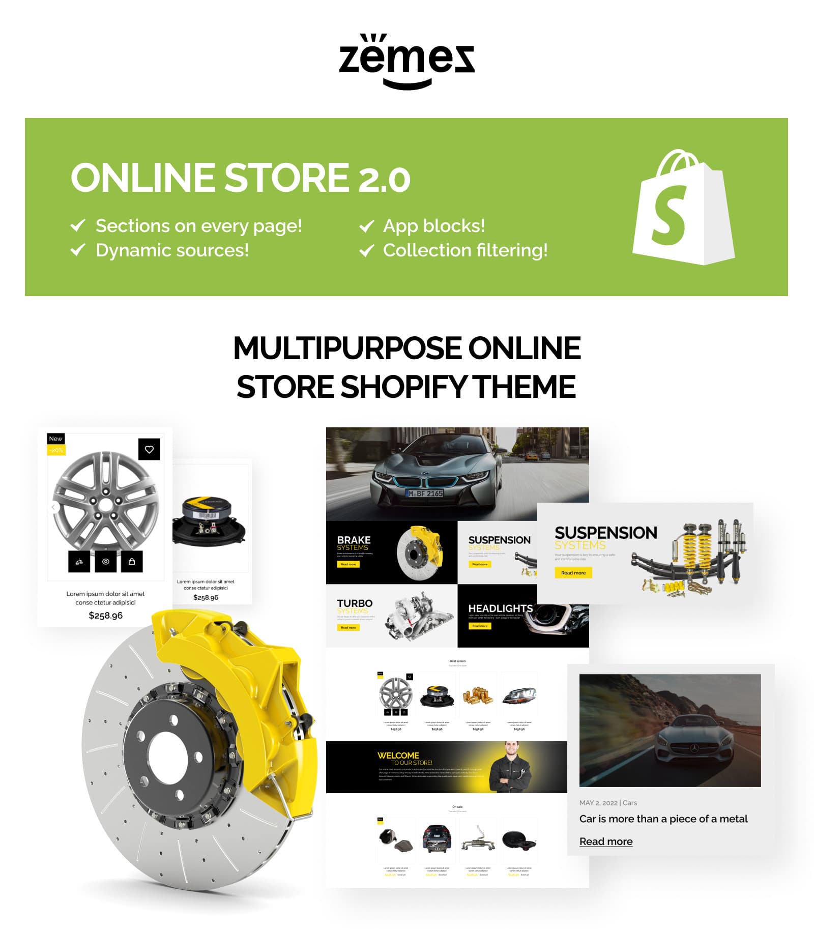 Spare - Auto Parts Shopify Theme, Automotive - Screenshot 6