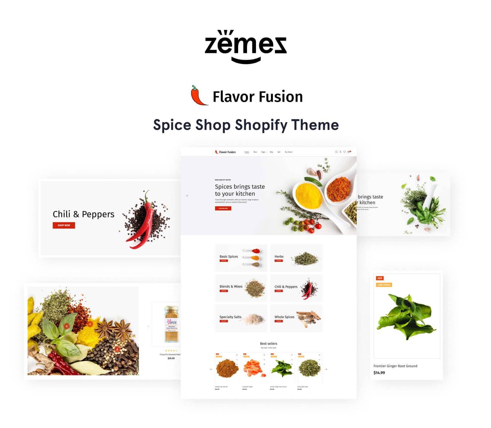 Flavor Fusion - Responsive Spice Shop Online Store 2.0 Shopify Theme - Screenshot 6