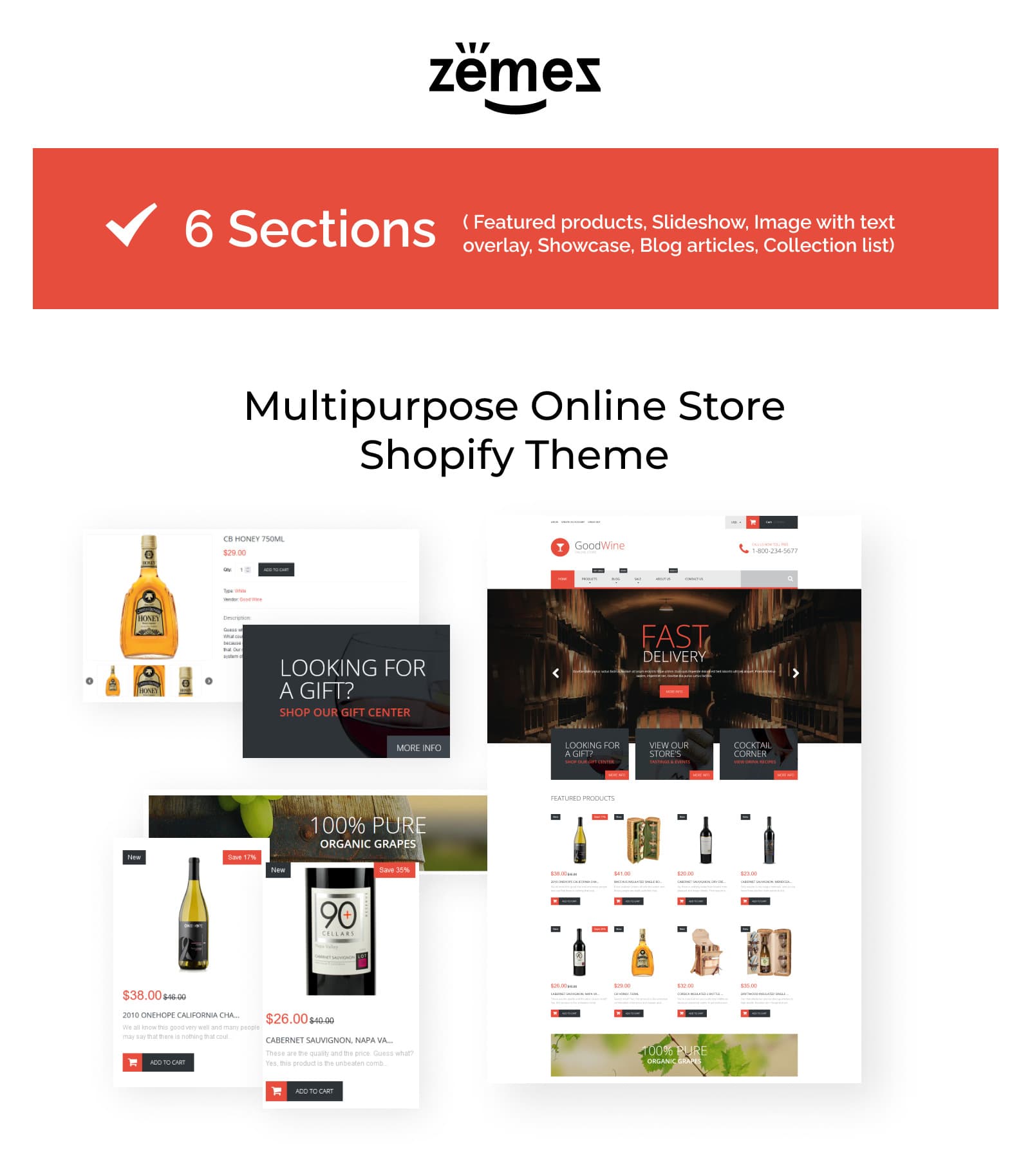 Excellent Wine Store Shopify Theme - Screenshot 6