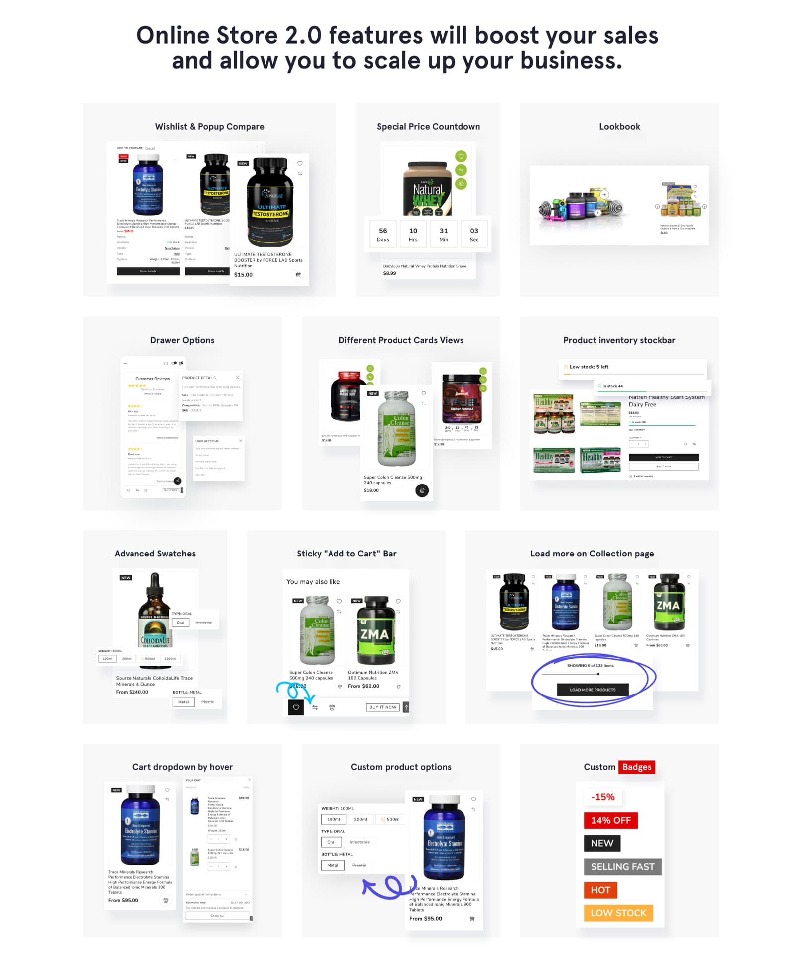 Nutrivibe Hub - Nutrition Supplements Shopify Online Store 2.0 Theme - Screenshot 10