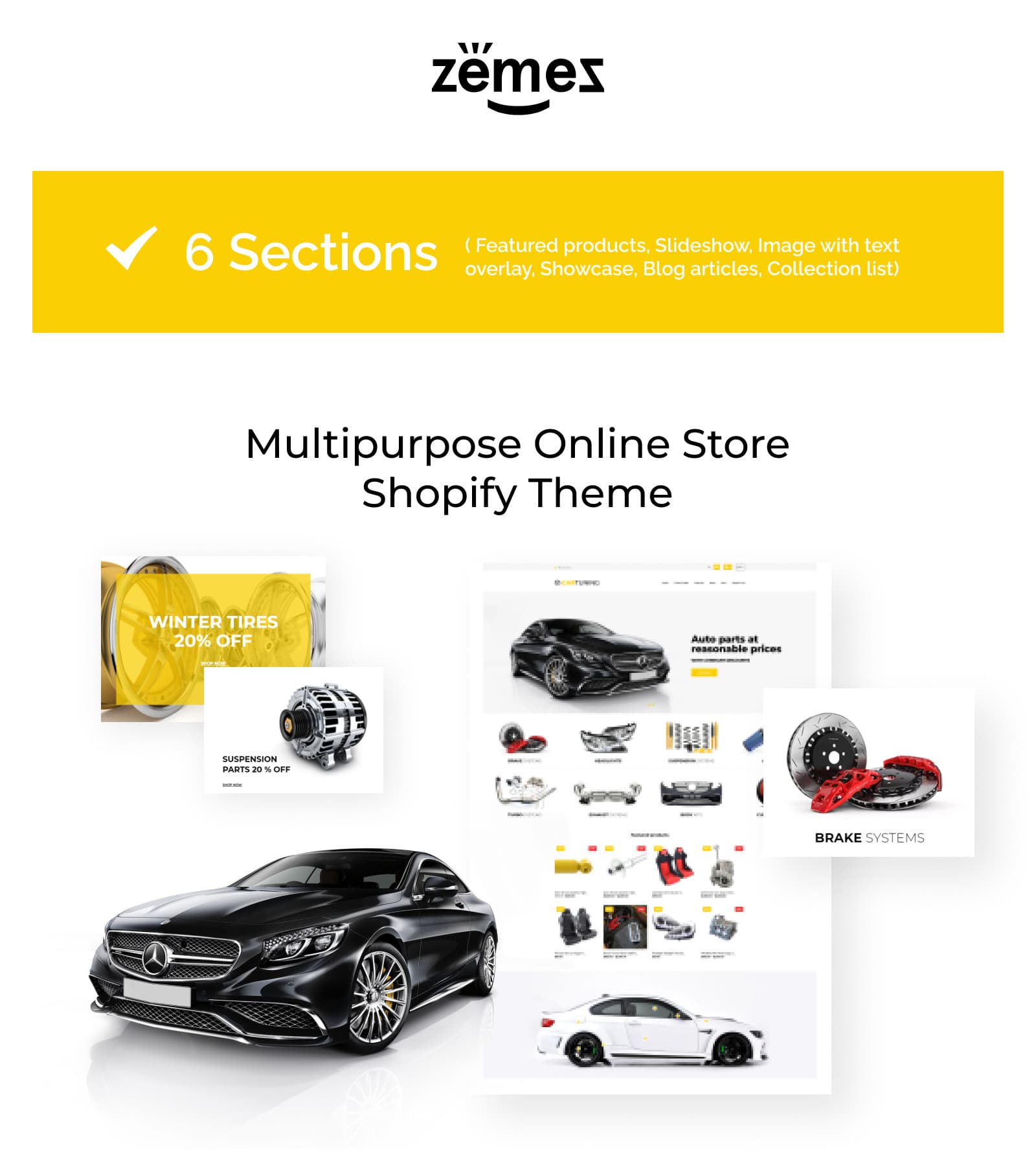 Car Tuning eCommerce Template Shopify Theme - Screenshot 6