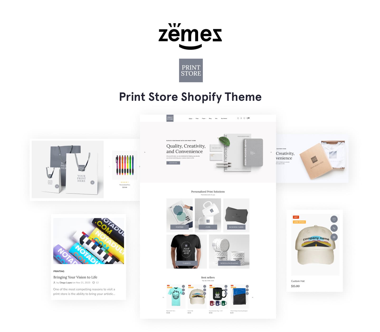 Modern Print Solutions Online Store 2.0 Shopify Theme - Screenshot 6
