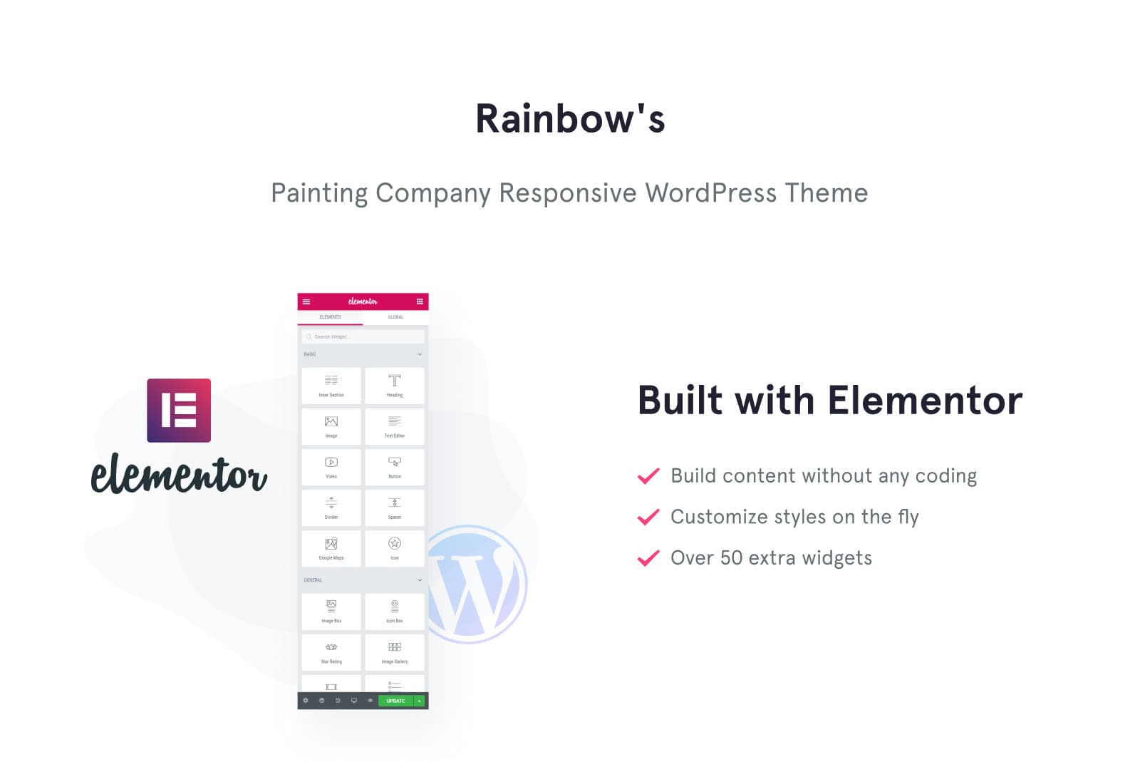 Rainbow's Colors - Painting Company WordPress Theme - Screenshot 6