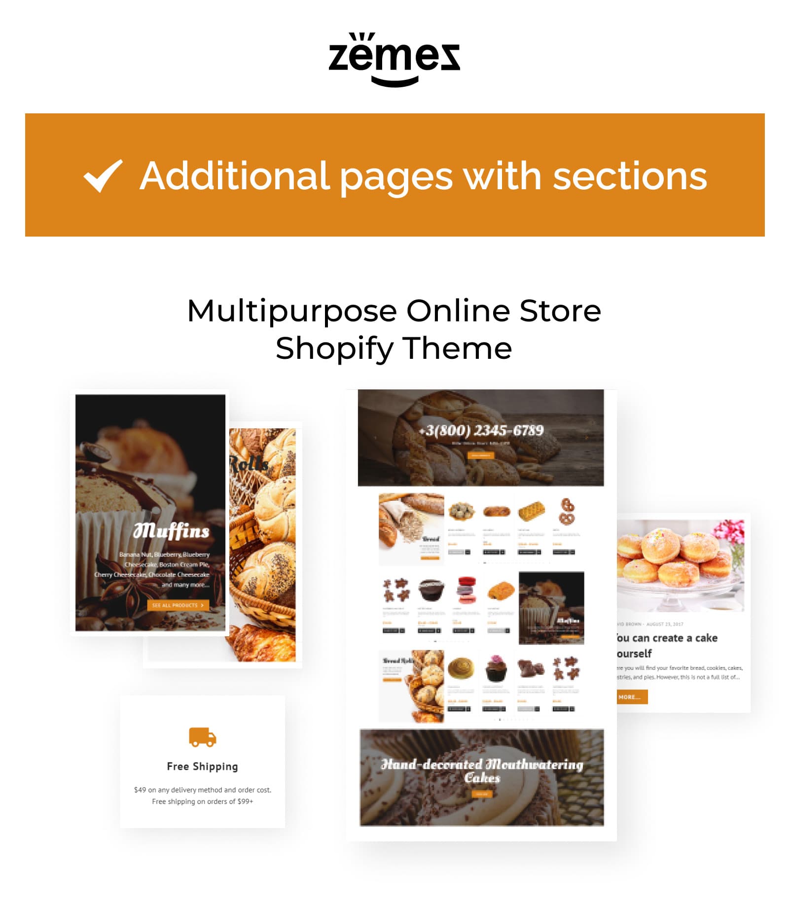 Bakery Responsive Online Store Shopify Theme - Screenshot 6