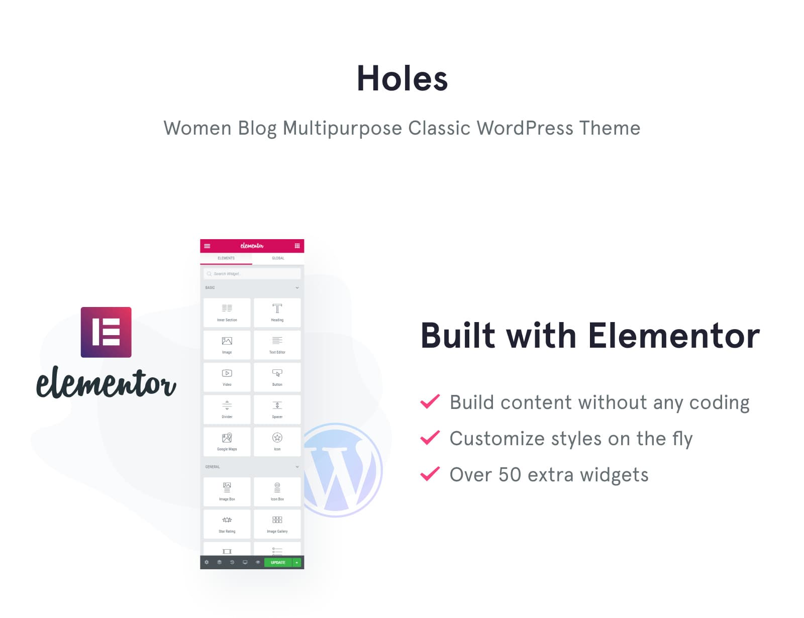 Holes - Women Blog WordPress Elementor Theme for Professional Consulting Website - Screenshot 8