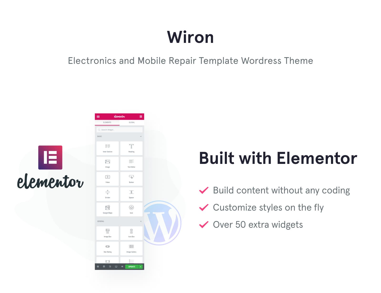 Wiron - Electronics Repair WordPress Theme for Gadget Service Website - Screenshot 6