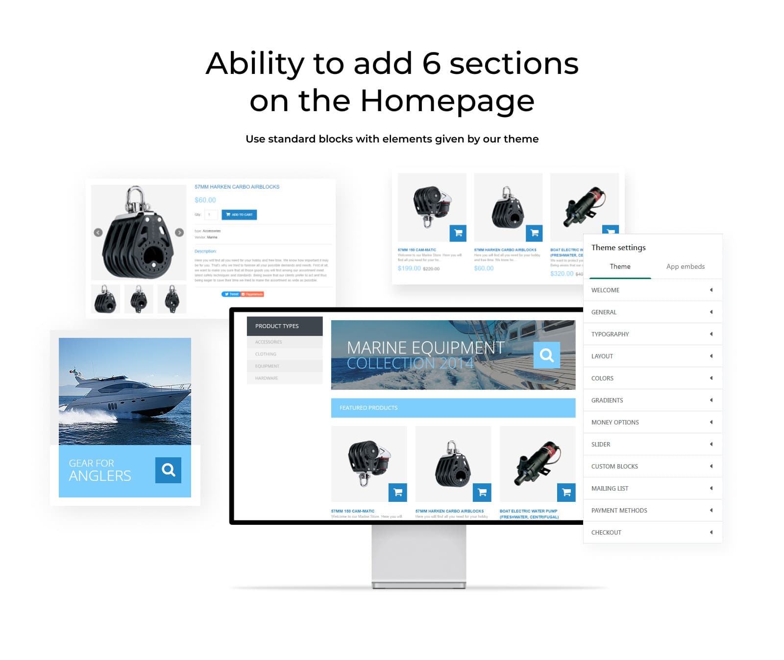 Responsive Yachting Shopify Theme - Screenshot 8