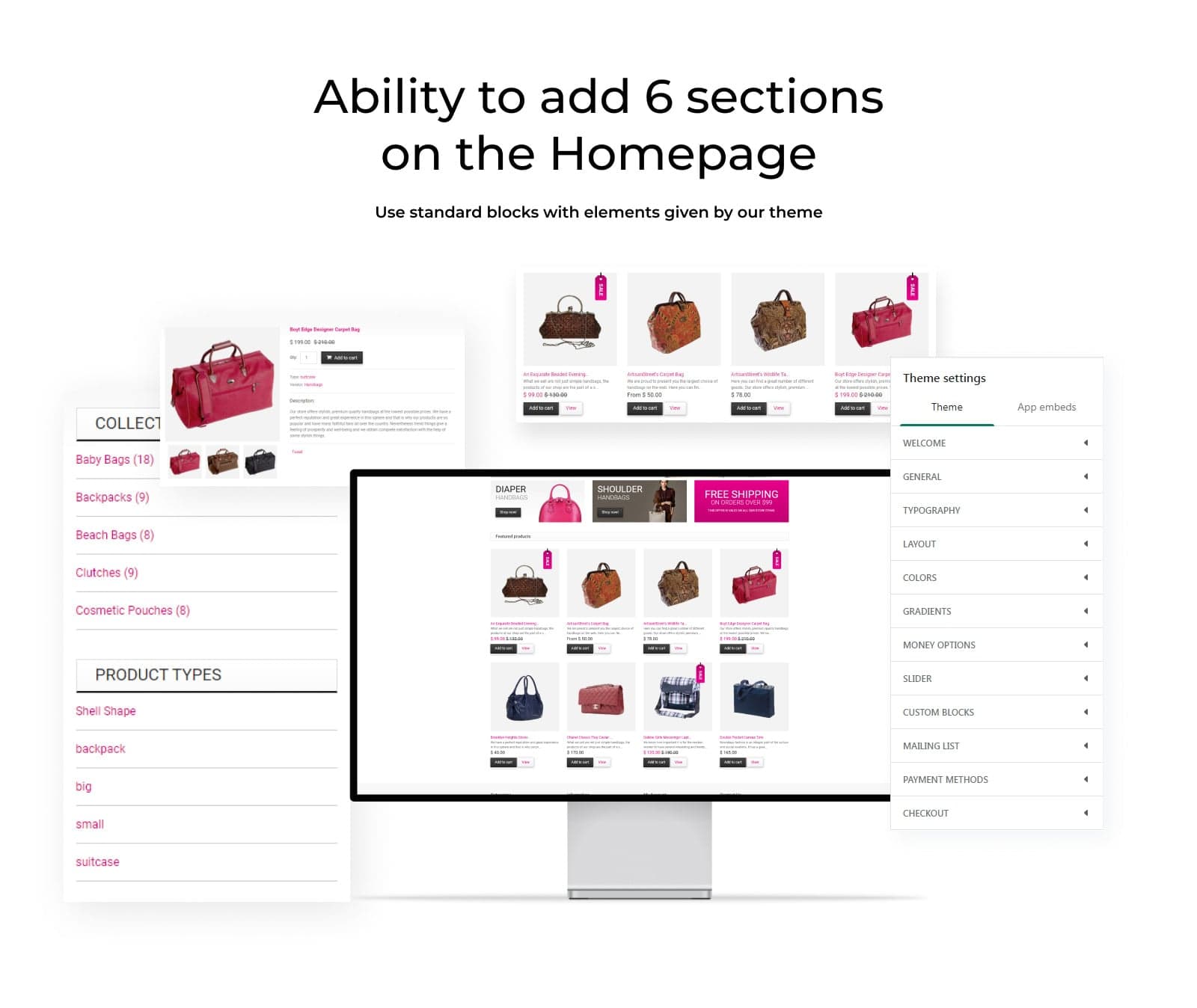 Handbag Store Responsive Shopify Theme - Screenshot 8