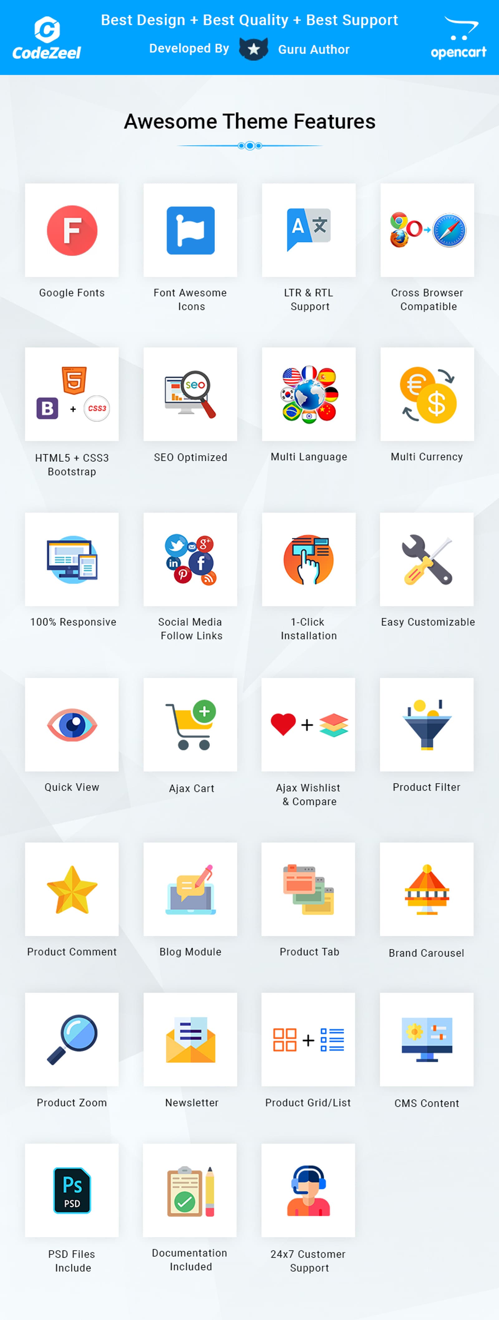 Ginza - Furniture Store OpenCart Responsive Template - Screenshot 6