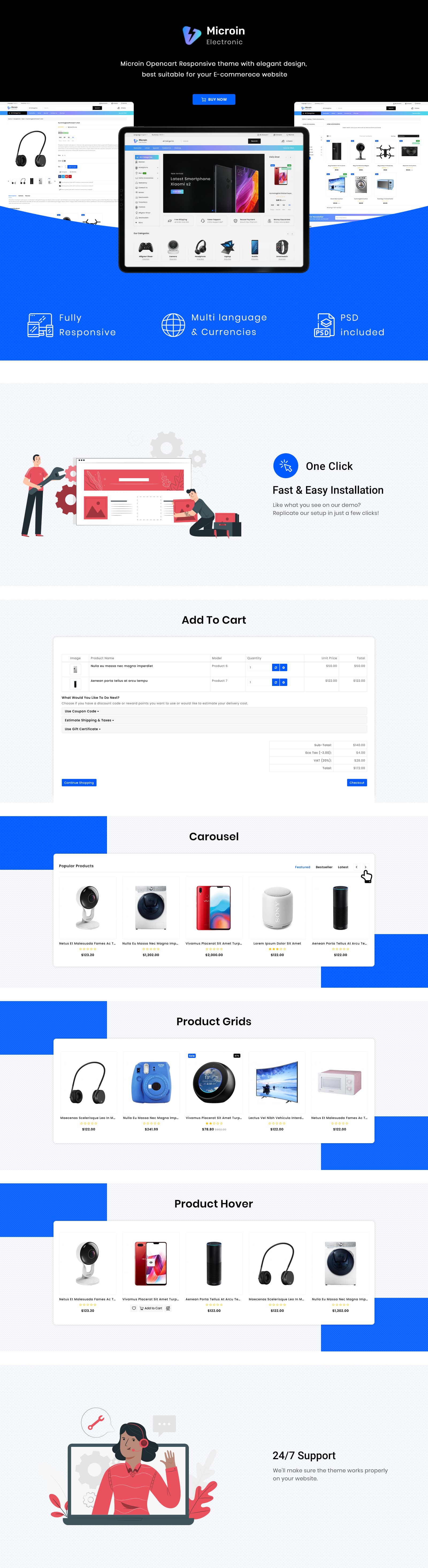 Microin - Shopping Mall OpenCart Template - Screenshot 6