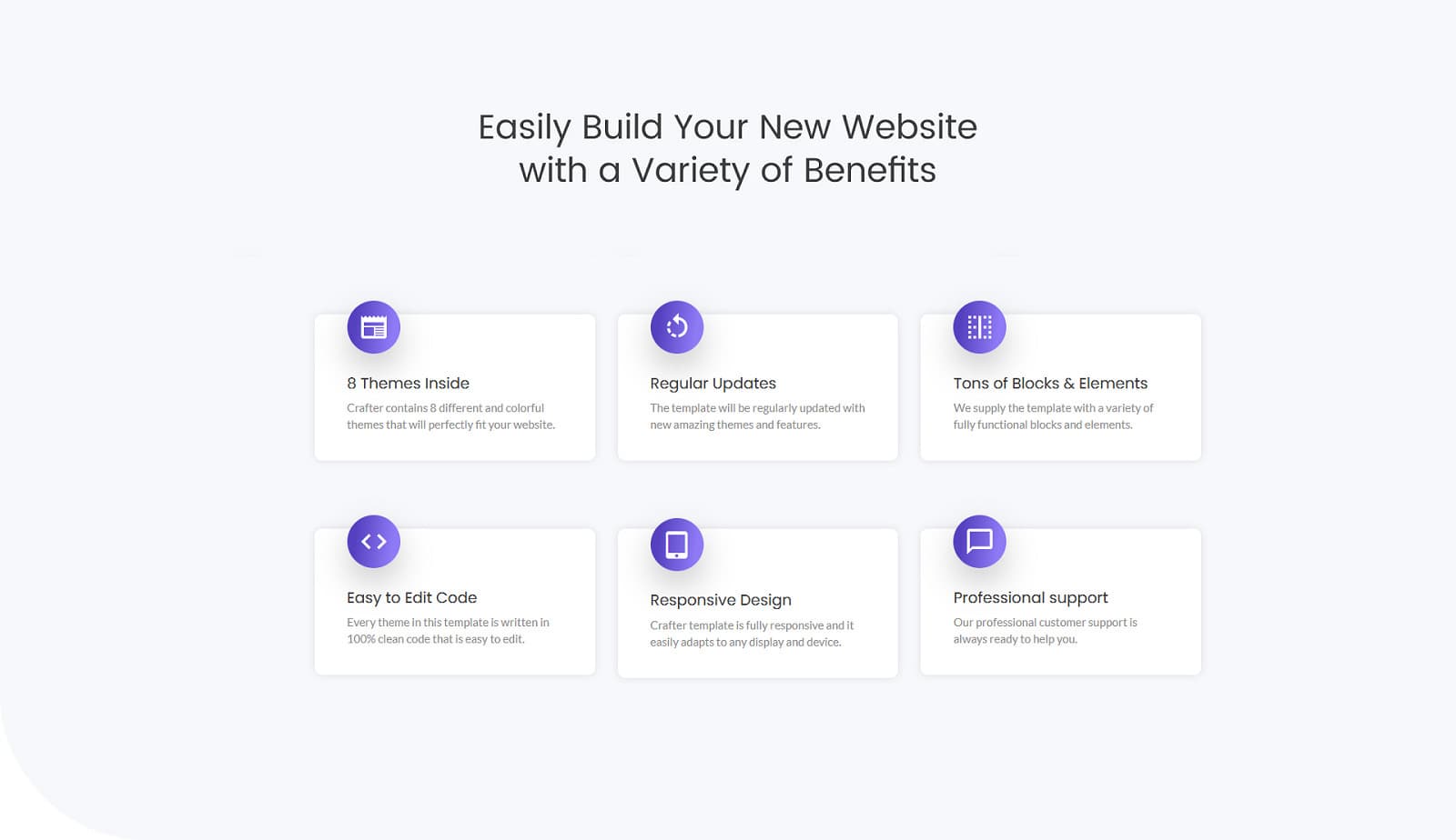 Crafter - Multipurpose Modern Bootstrap 5 Website Template - Screenshot 8