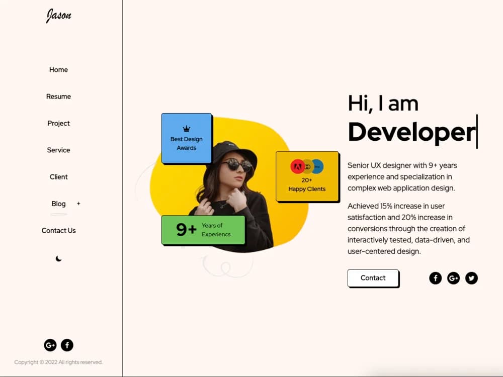 Jason Portfolio Resume