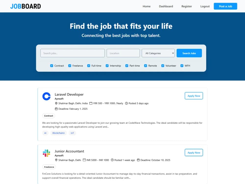 Job Board by Ejobsitesoftware