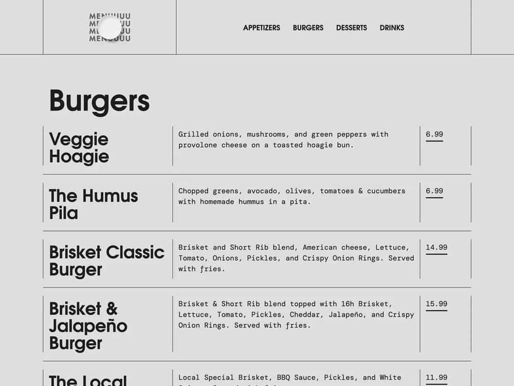 MyMenu