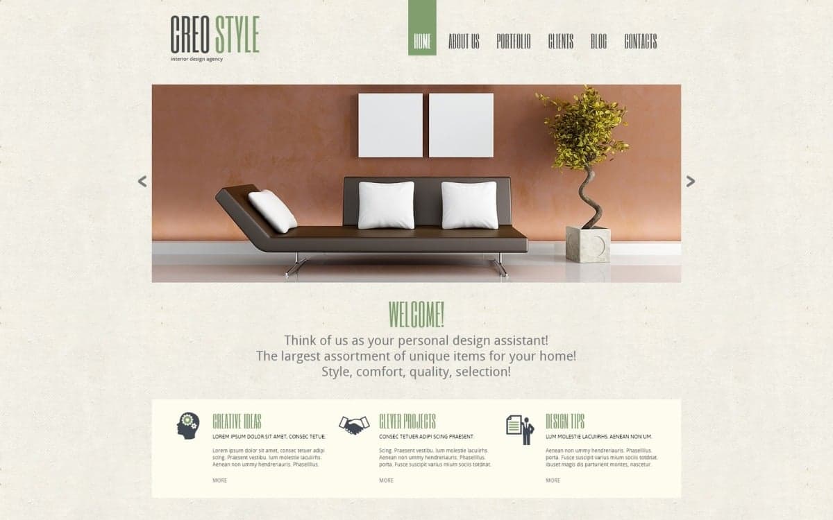 Interior Design Responsive Joomla Template