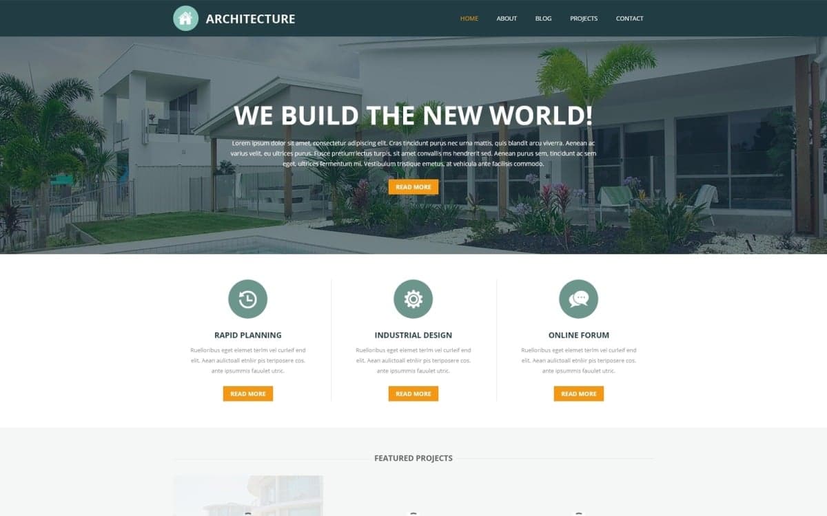 Pro Architectural Designs Joomla Template