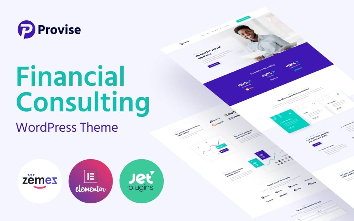 Provise - Financial Consulting WordPress Elementor Theme