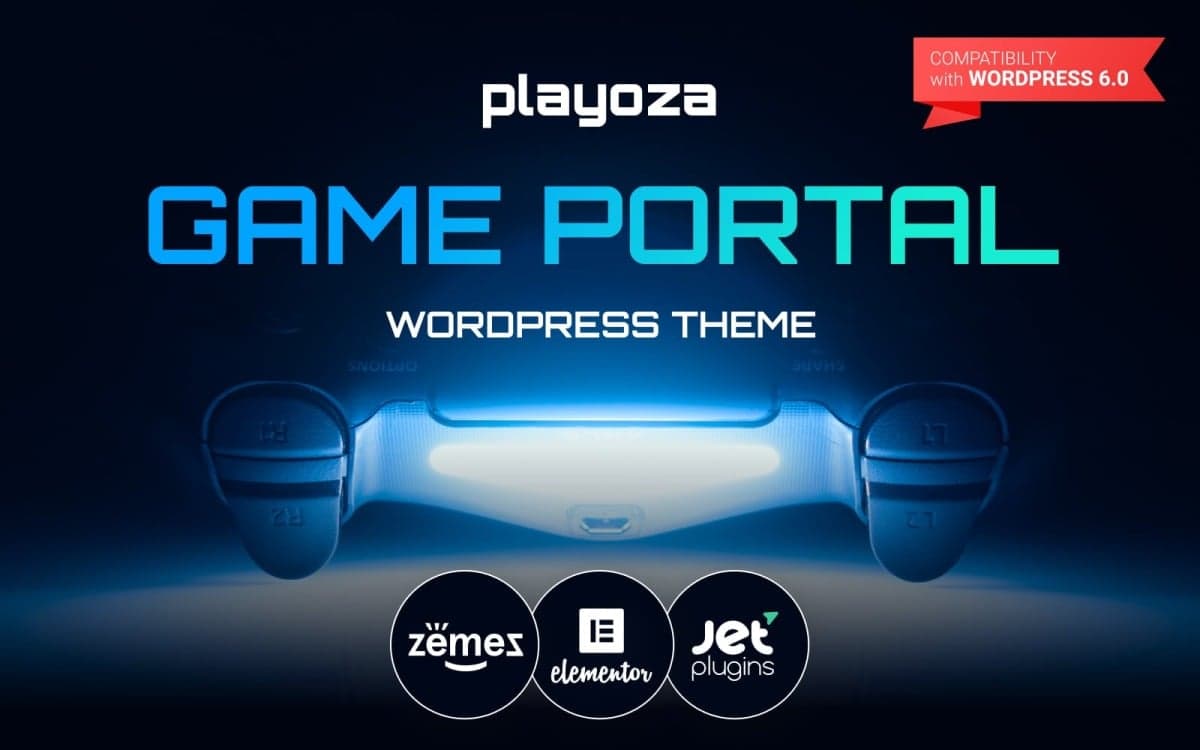 Playoza - Esports & Gaming WordPress Theme for Game Portal Website