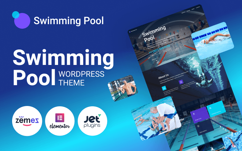 Swimming Pool - Swimming Pool WordPress Theme