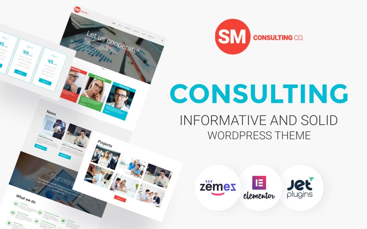 Consulting Co - Corporate Advisor & Business Consulting WordPress Theme