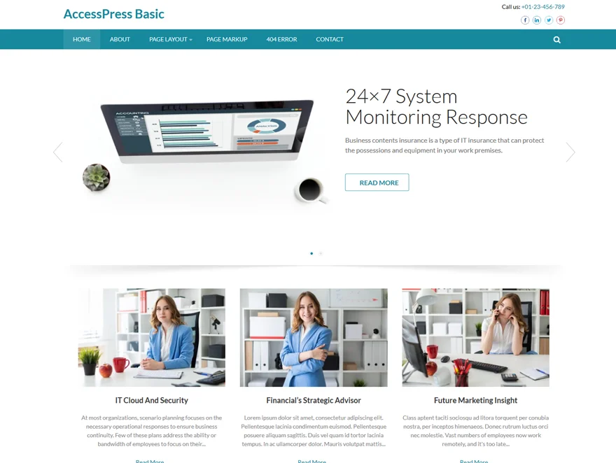Accesspress Basic — Free WordPress Theme | TemplateWitch — TemplateWitch