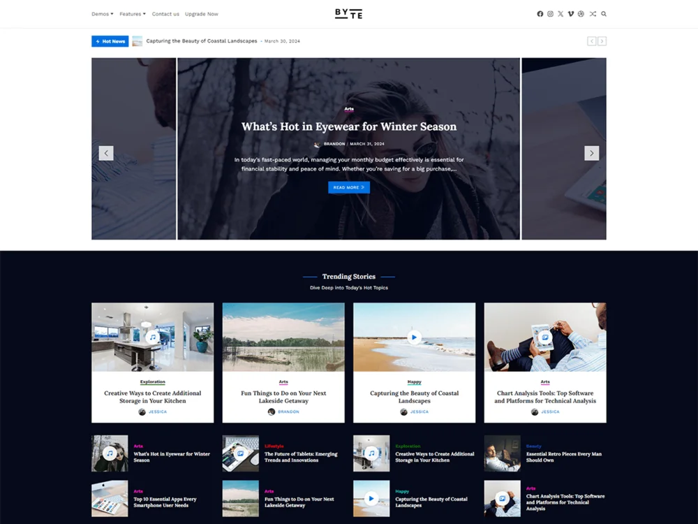Blogbyte — Free WordPress Theme | TemplateWitch — TemplateWitch
