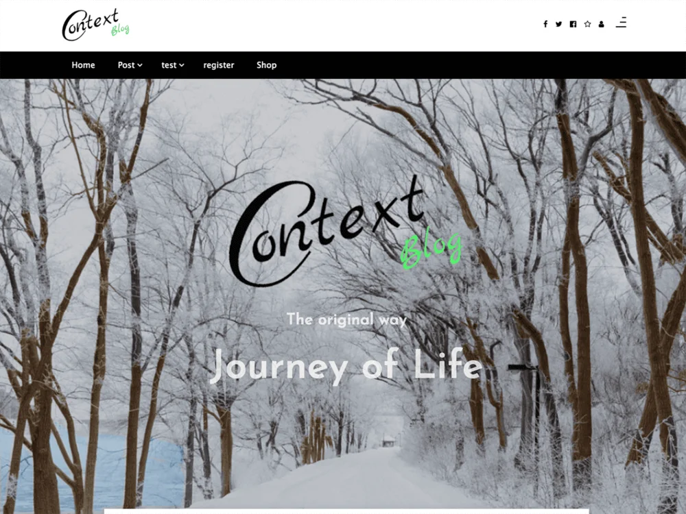 Context Blog — Free WordPress Theme | TemplateWitch — TemplateWitch