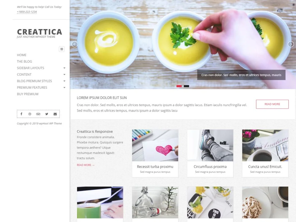 Creattica — Free WordPress Theme | TemplateWitch — TemplateWitch
