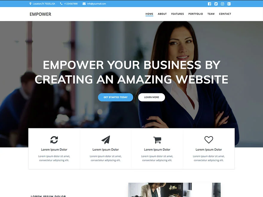 EmpowerWP — Free WordPress Theme | TemplateWitch — TemplateWitch