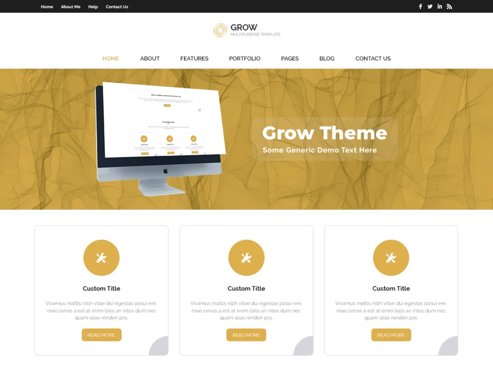 Grow Grid — Free WordPress Theme | TemplateWitch — TemplateWitch