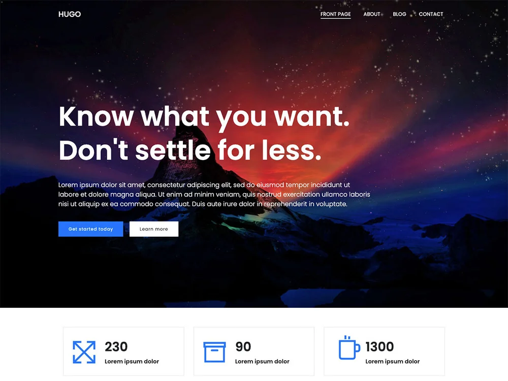 Hugo WP — Free WordPress Theme | TemplateWitch — TemplateWitch