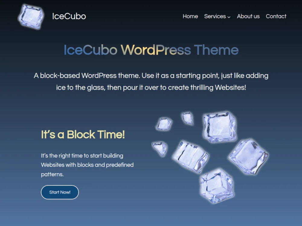 IceCubo — Free WordPress Theme | TemplateWitch — TemplateWitch