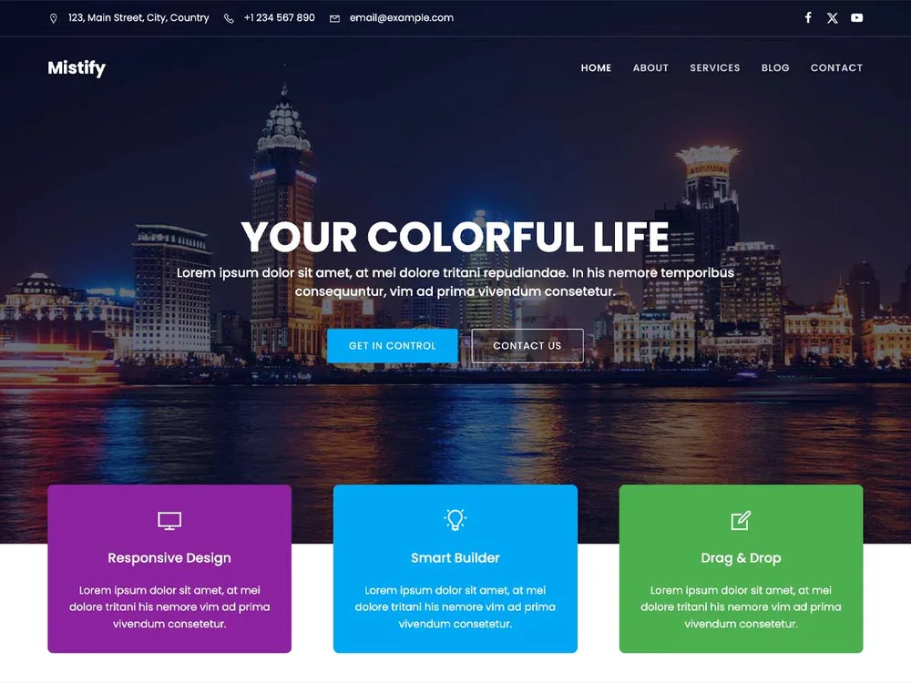 Mistify — Free WordPress Theme | TemplateWitch — TemplateWitch