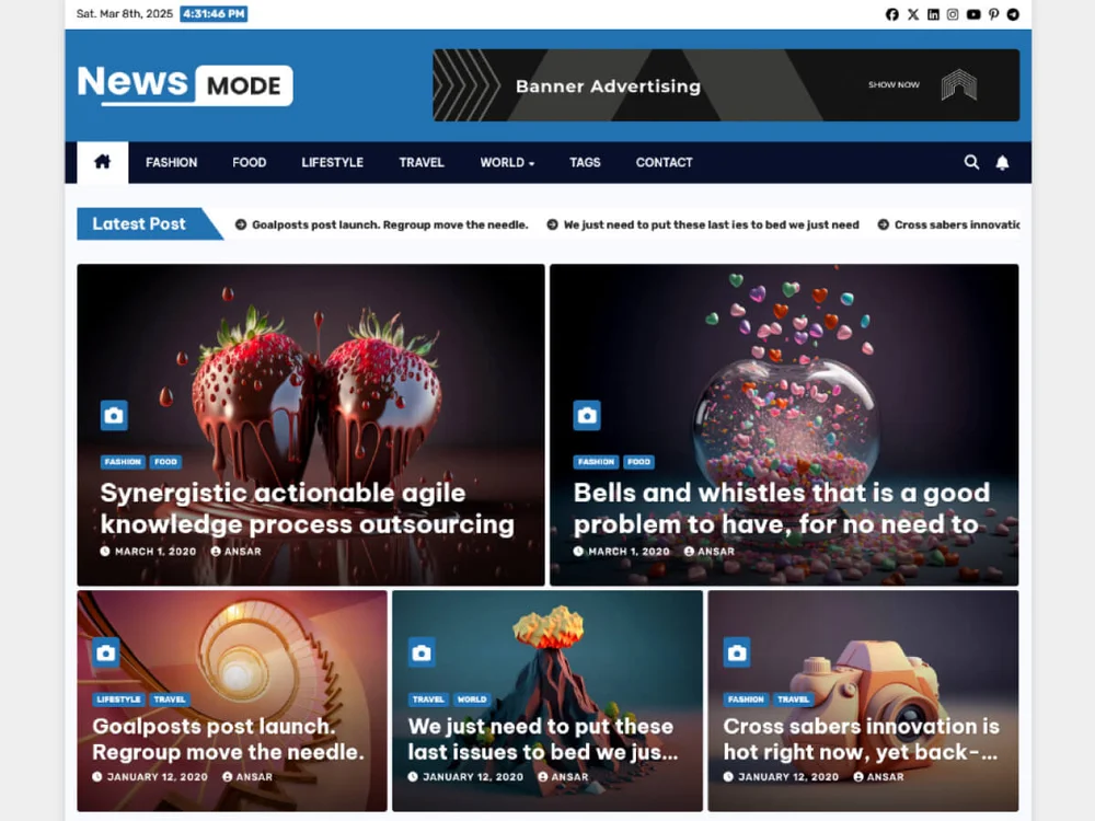 Newsmode — Free WordPress Theme | TemplateWitch — TemplateWitch