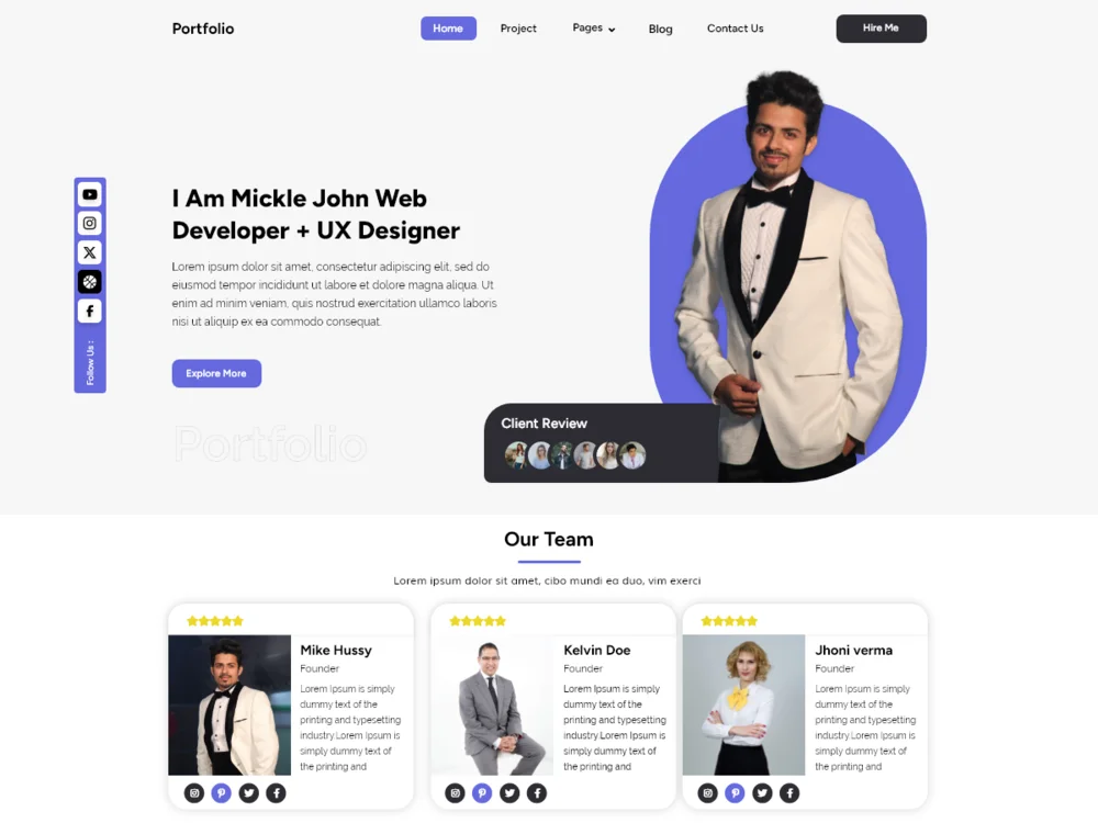 Radiant Portfolio — Free WordPress Theme | TemplateWitch — TemplateWitch