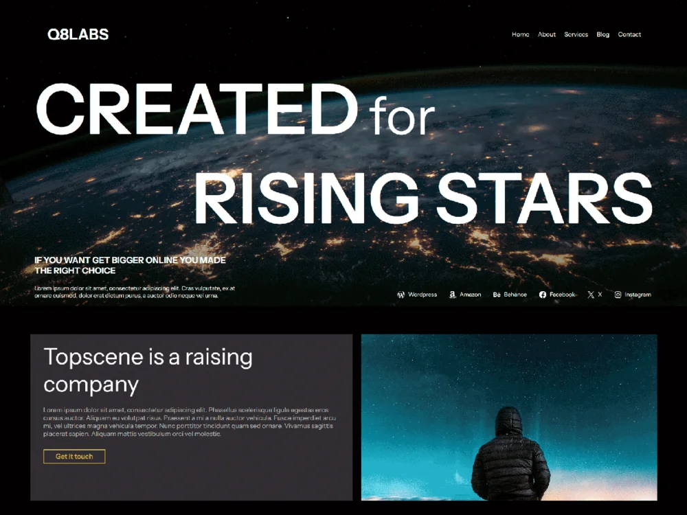 Topscene — Free WordPress Theme | TemplateWitch — TemplateWitch