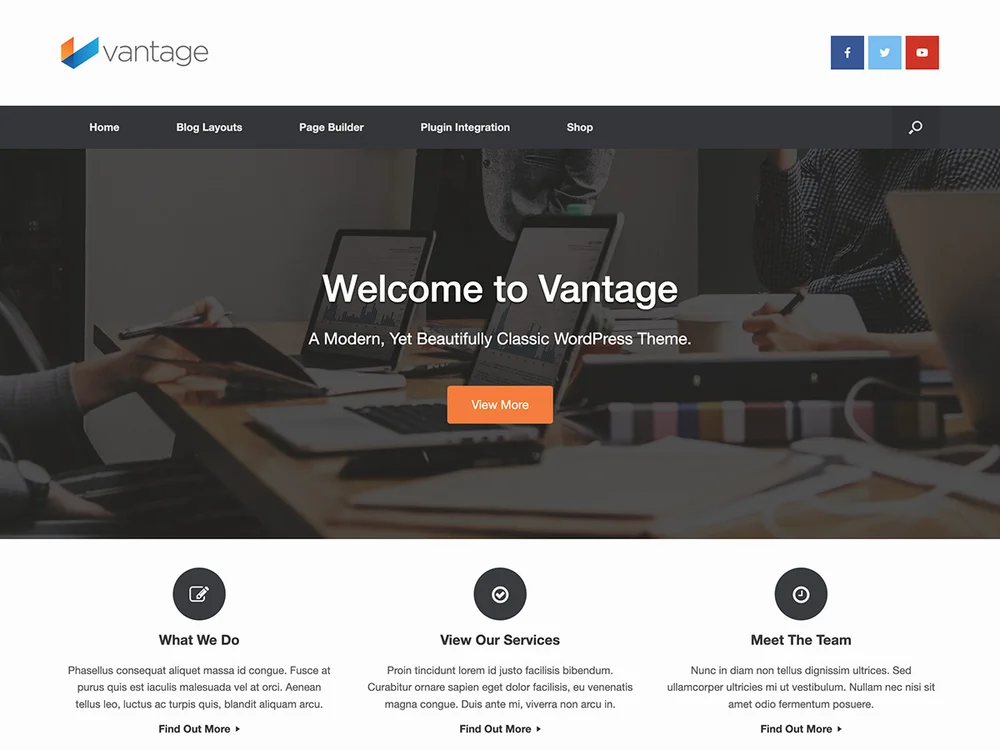 Vantage — Free WordPress Theme | TemplateWitch — TemplateWitch