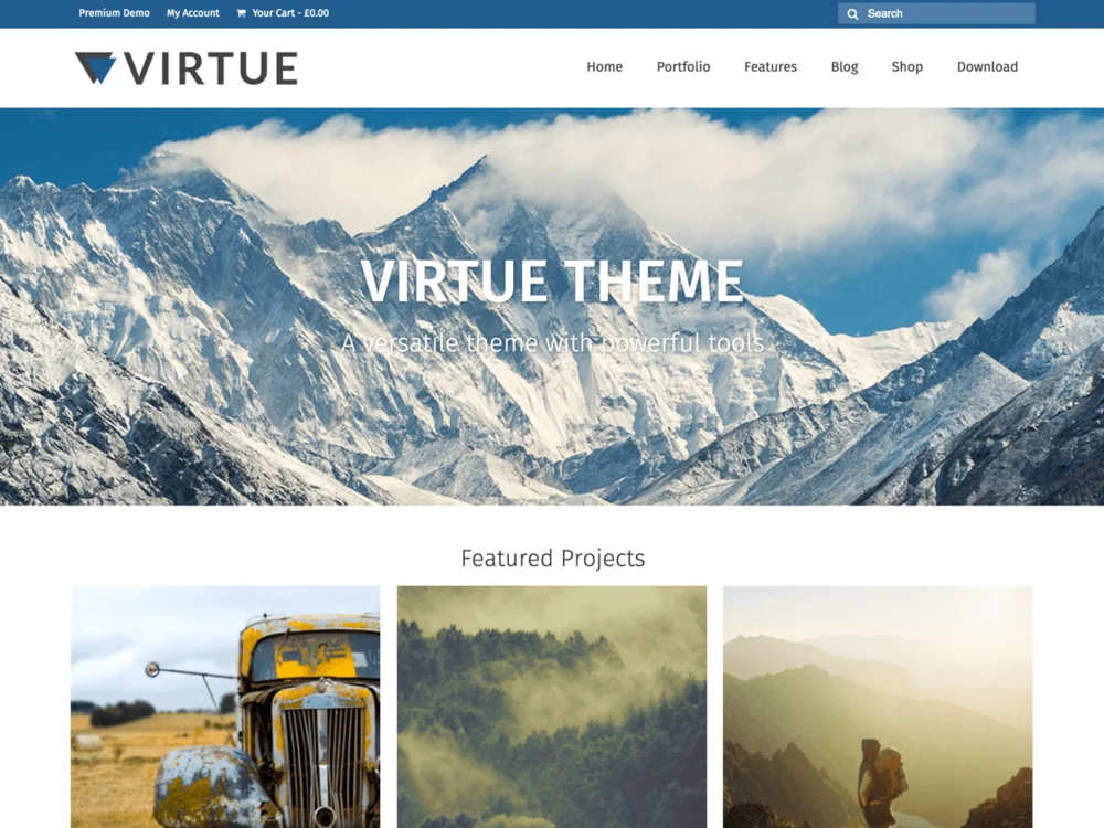 Virtue — Free WordPress Theme | TemplateWitch — TemplateWitch