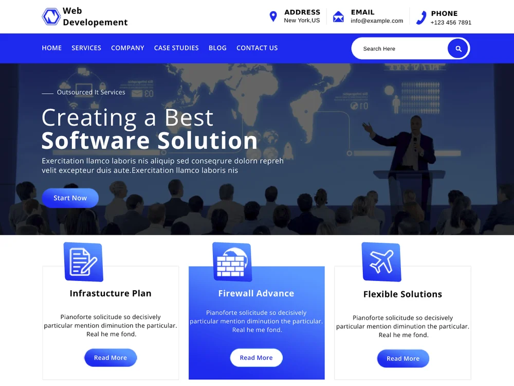 Web Development Company — Free WordPress Theme | TemplateWitch ...