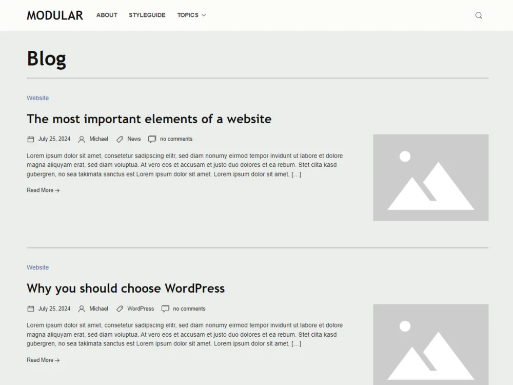 ZMT Modular — Free WordPress Theme | TemplateWitch — TemplateWitch