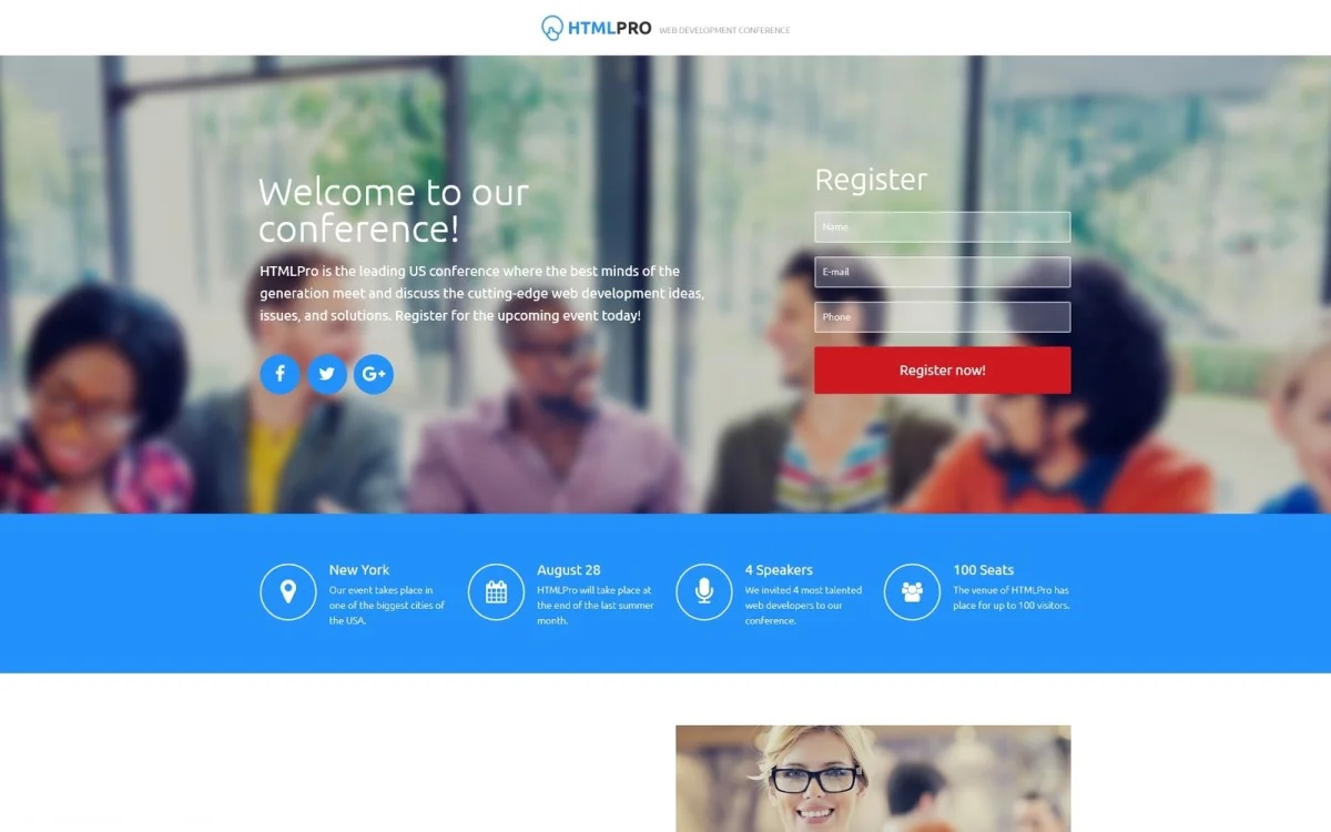 HTML PRO - IT Company Clean HTML Landing Page Template — Best Template ...